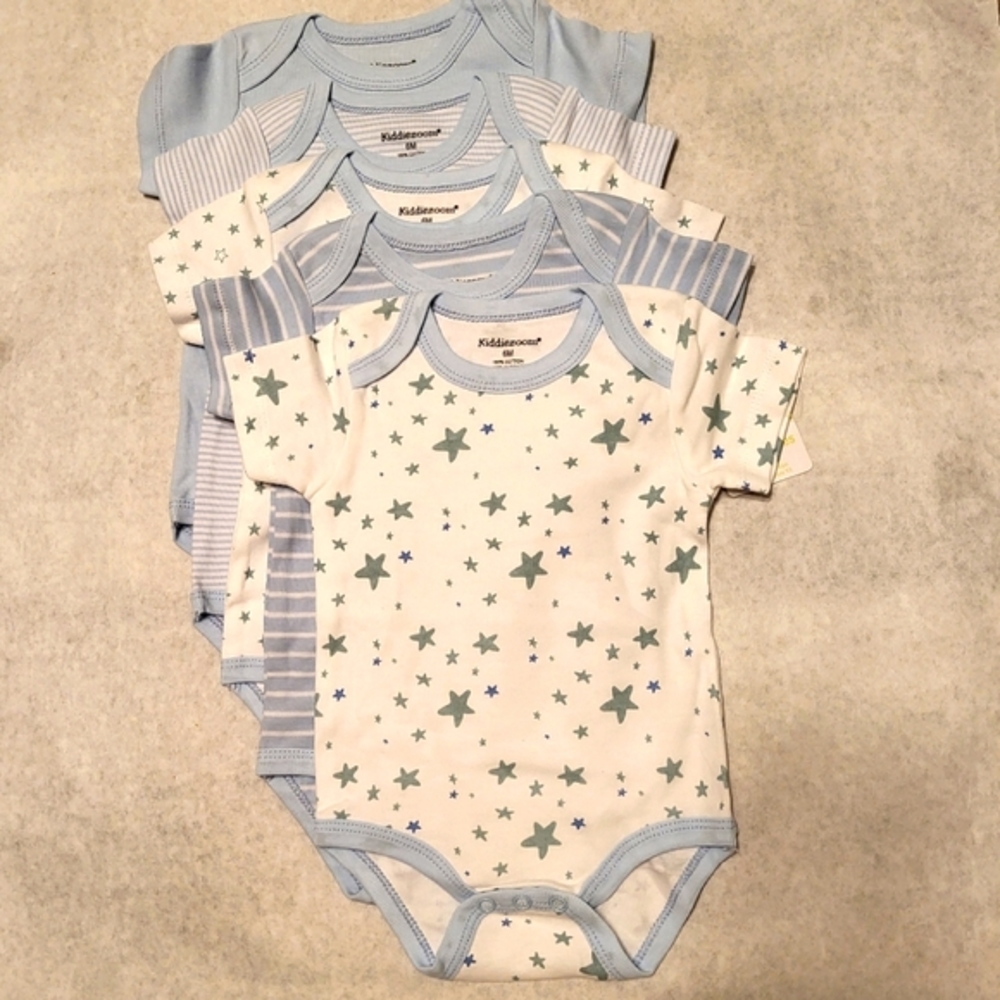 NWT five short sleeved onesies/bodysuits